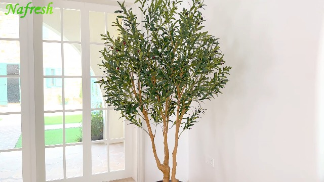 Amazon.com: Nafresh Majestic Faux Olive Tree 7 feet – Artificial