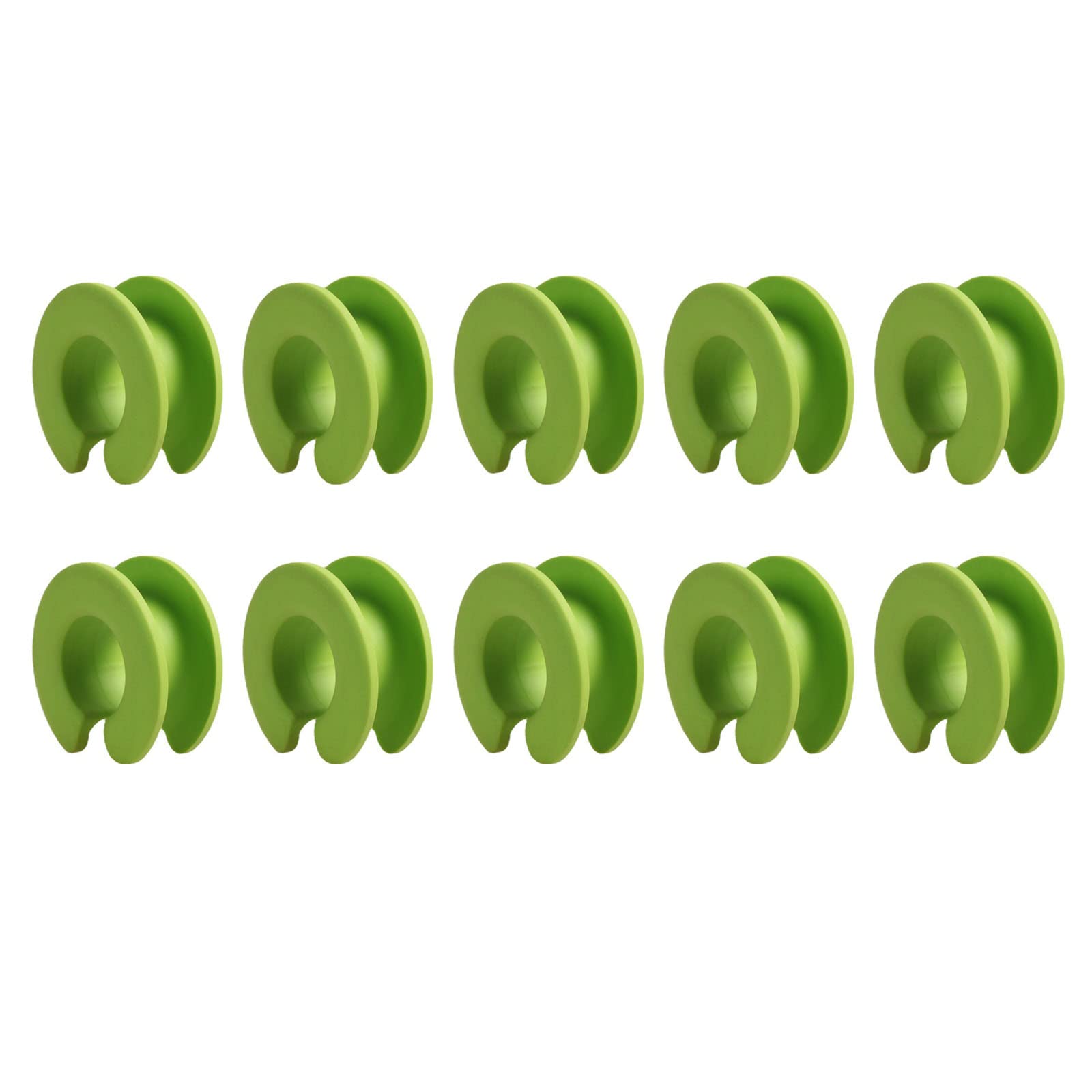 MONOJLY 10pcs Silicone Windproof Clothes Hanger Spacer Anti-Off Hanger Fixing Hooks for Indoor Outdoor
