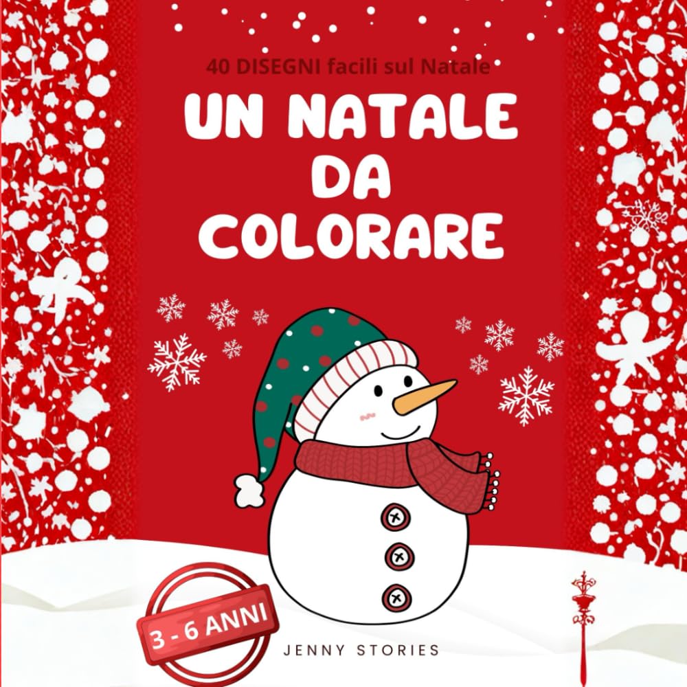 Un Natale da colorare: 40 disegni facili sul Natale