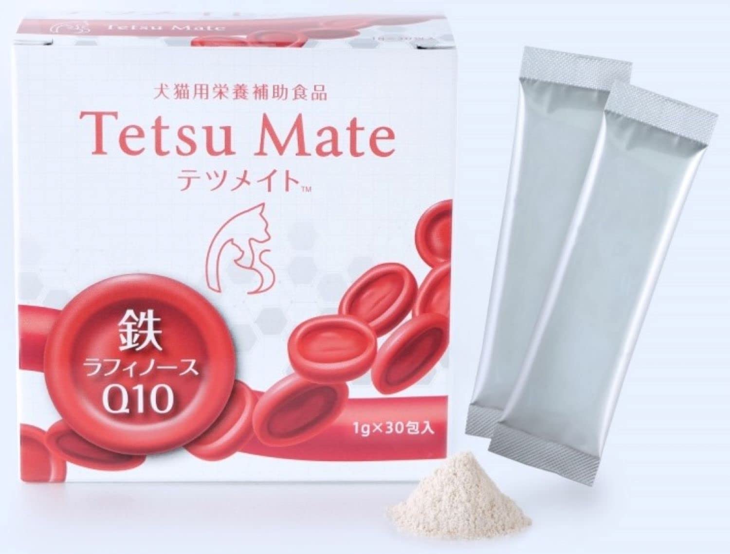 Tetsu Mate 犬猫用栄養補助食品4箱セット Amazon.co.jp: テツメイト 犬猫用 1g×30包 : ペット用品