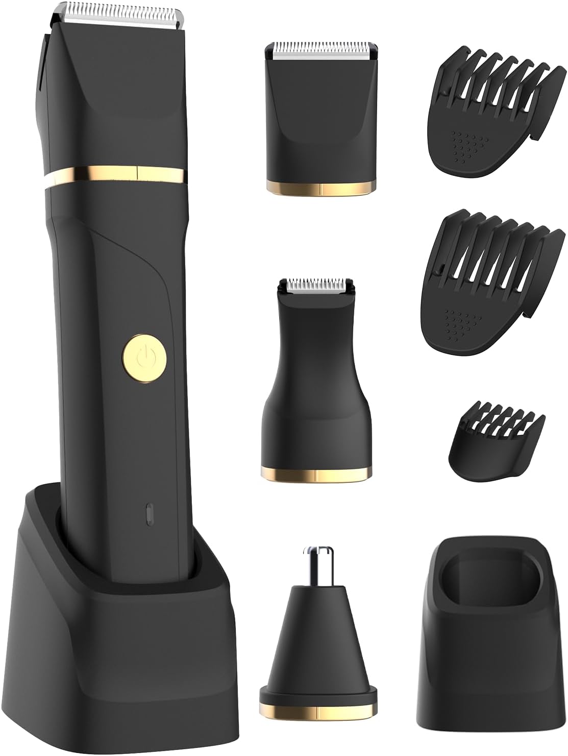 Bikini Trimmer Women Lady Shavers for Women Body Hair Trimmer for Bikinis Legs Pubic Hair Bikinis Trimmer for Womens,Electric Shaver for Womens,Ceramic Blades IPX7 Washable Head,Wet and Dry Use Black