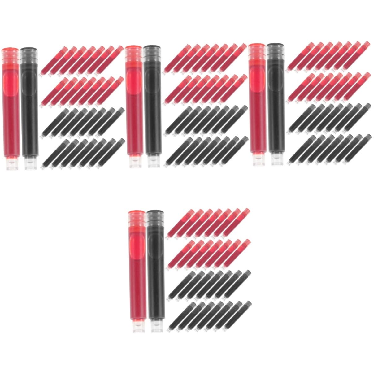 jojofuny 4 Ensembles Stylo Étudiant Stylo Plume Recharges De Stylo Gel Stylo À Encre Effaçable Gros Stylo Stylos Rechargeables Stylo Effaçable Stylo Plume Recharges 100 pièces * 4