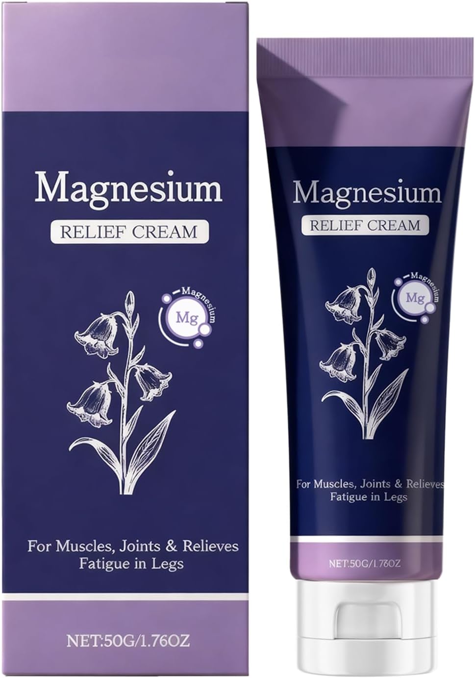 Leg Soothing Cream, Enhanced Circulation Support, 50g, Feet Relaxation Cream, Nighttime Leg Reliefs Lotion, Hydrating And Relaxing Formula, For Home, Bedtime, Workouts, Travel, And Offices Use