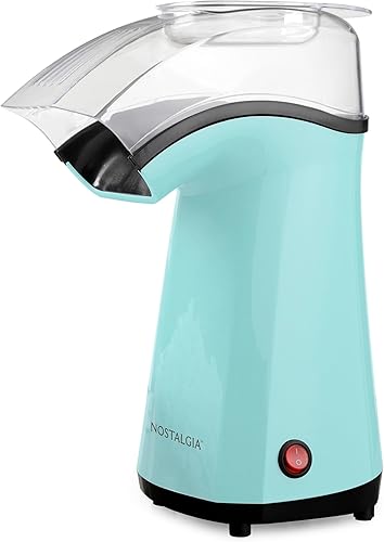 Miniatura 10 de Nostalgia Air Popper - Máquina para hacer palomitas de maíz, 16 tazas de palomitas sin aceite, incluye taza medidora de 4 onzas, perfecta para Rojo