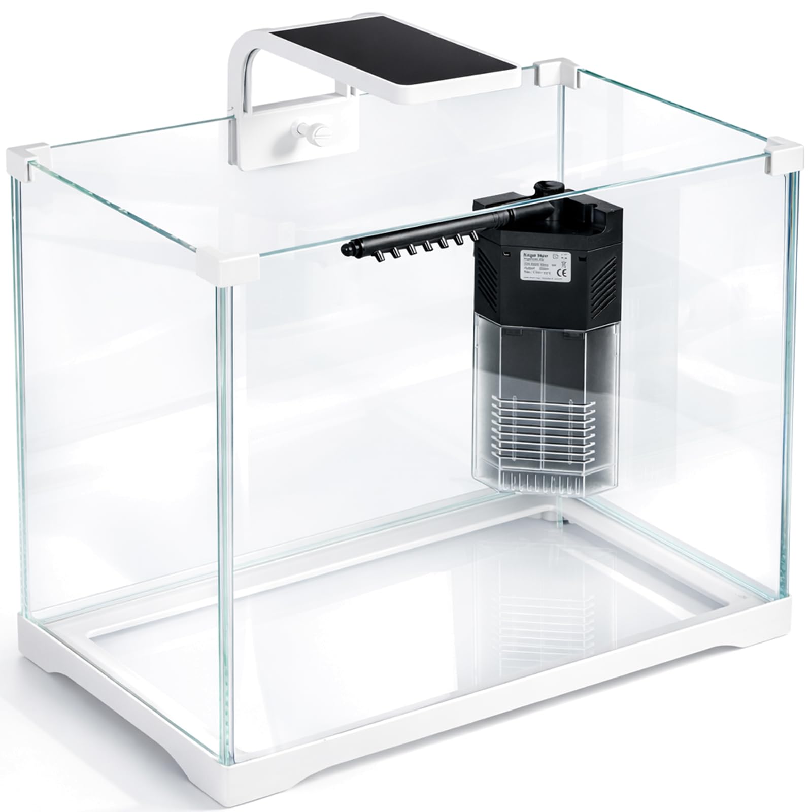 Kruger Meier Shrimp!One Pro 50 Aquarium Komplettset 25L – Nano Aquarium mit LED Beleuchtung und Innenfilter für Garnelen & Fische