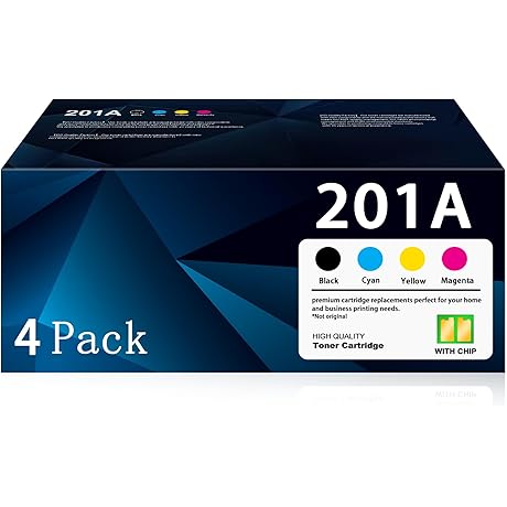 HP 201A M277dw Toner Cartridge 4-Pack: Enhance Your Printing Experience