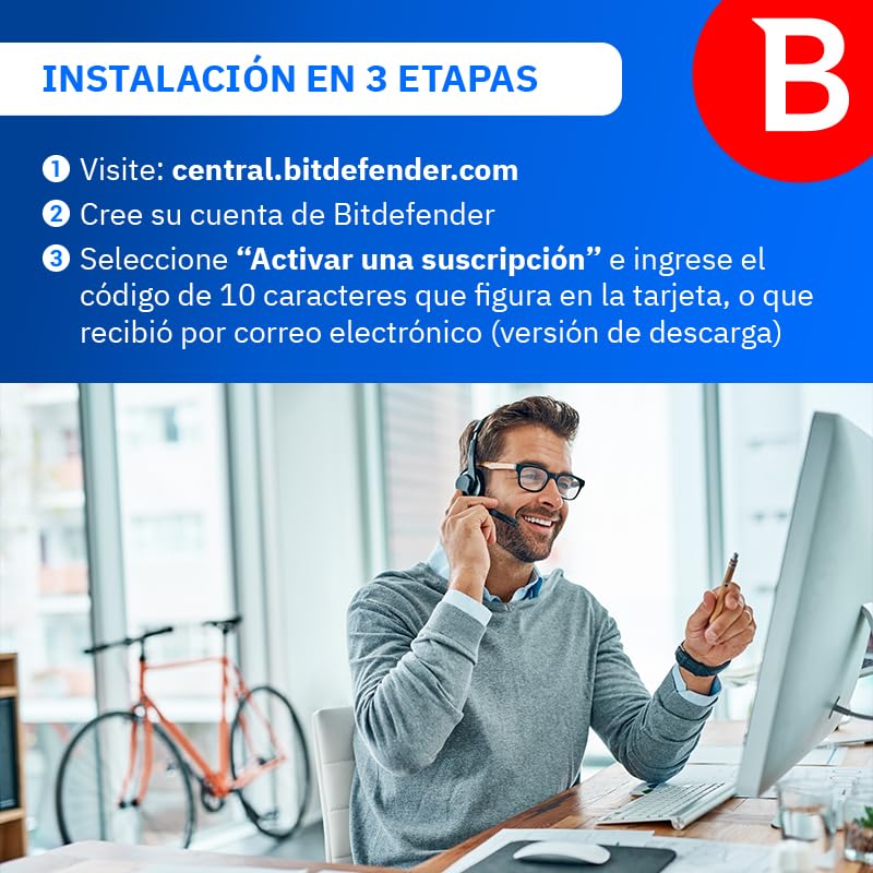 Bitdefender Small Office Security | 10 dispositivos | 1 año | PC/Mac/Móvil | Código de activación enviado por email