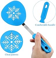 Vista 5 de Juego de espátulas navideñas de 3 piezas, espátulas de galletas navideñas, rellenos de calcetines, herramientas de cocina de cocina, decoración