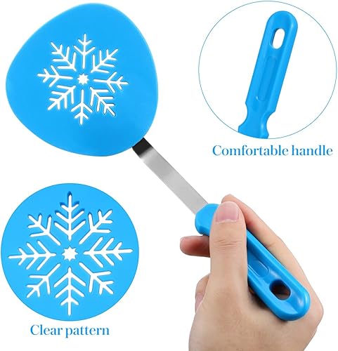 Miniatura 5 de Juego de espátulas navideñas de 3 piezas, espátulas de galletas navideñas, rellenos de calcetines, herramientas de cocina de cocina, decoración de