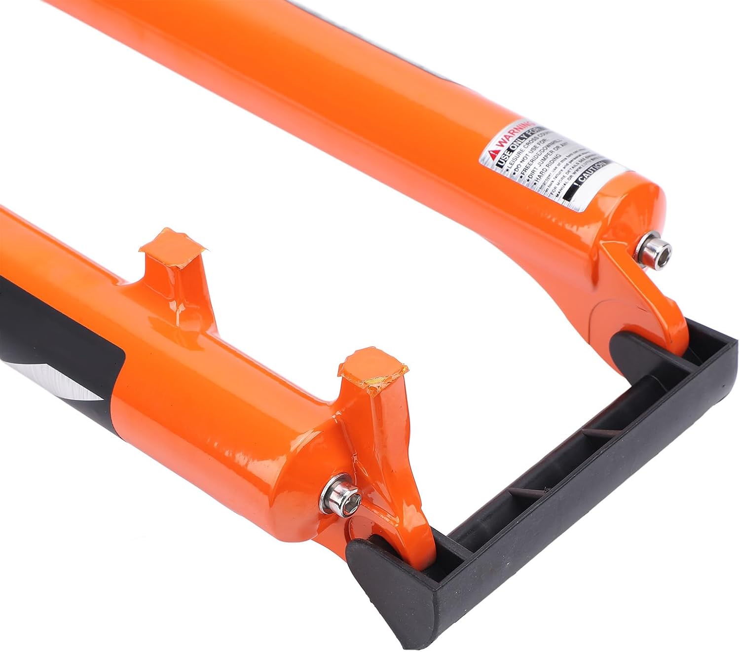 CHICIRIS Cycle Suspension Fork, 120mm Stroke Alloy Shock Absorption Mountain Bike Fork with Upgraded Metal Bushings and Sponge Oil Seals, for Enhanced Lubrication and Reduced Wear