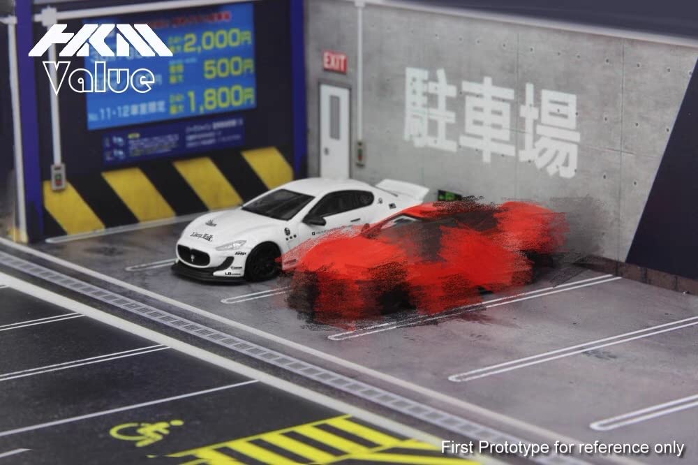 1/64 LBWK マセラティグランツーリスモ　ホワイトラスト1台 Amazon | 1/64 HKM LBWK Maserati マセラティ Gran Turismo (GT