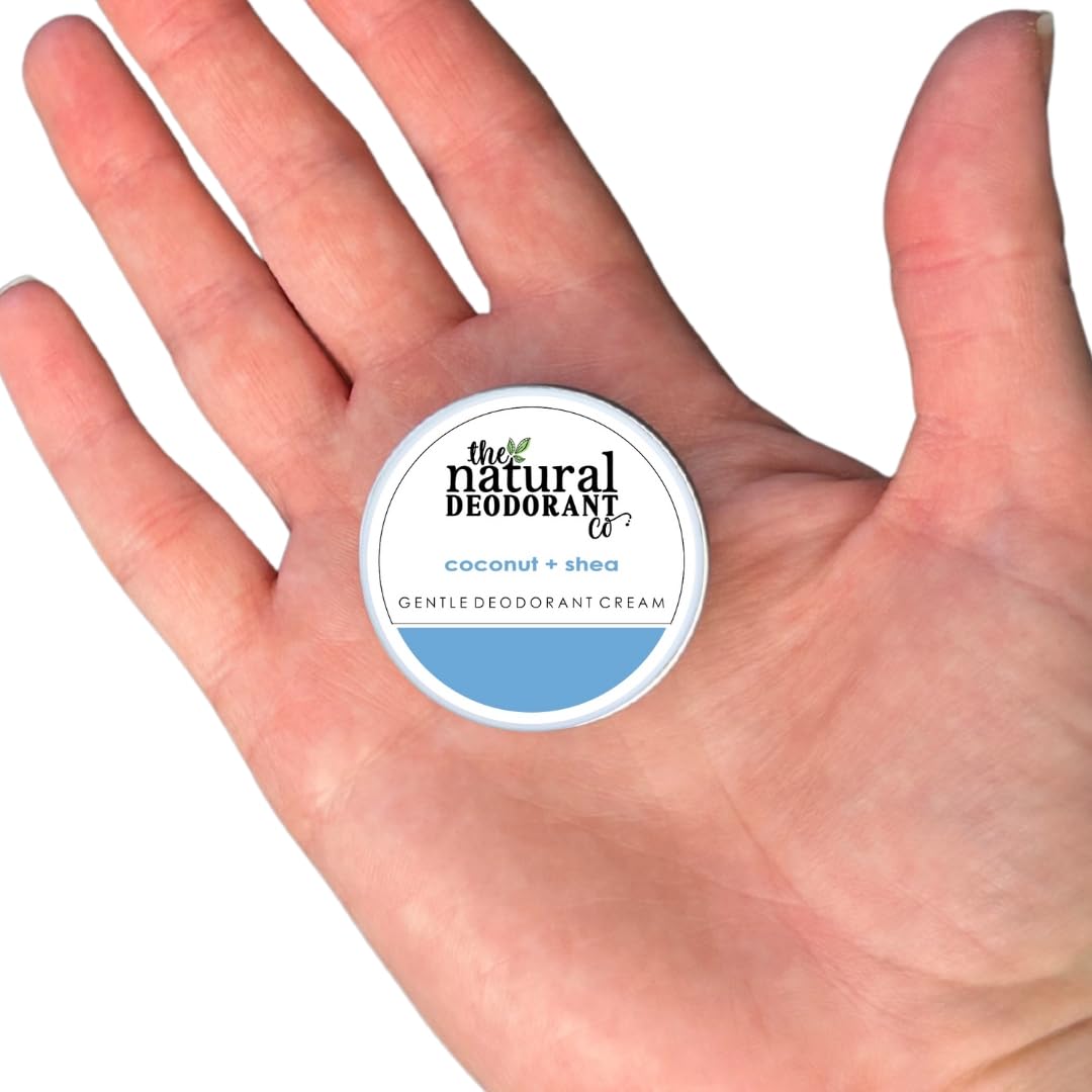 Mini/Sample Size 10g, Coconut & Shea Gentle Deo Cream, Lasts 10 Days, All Day Protection