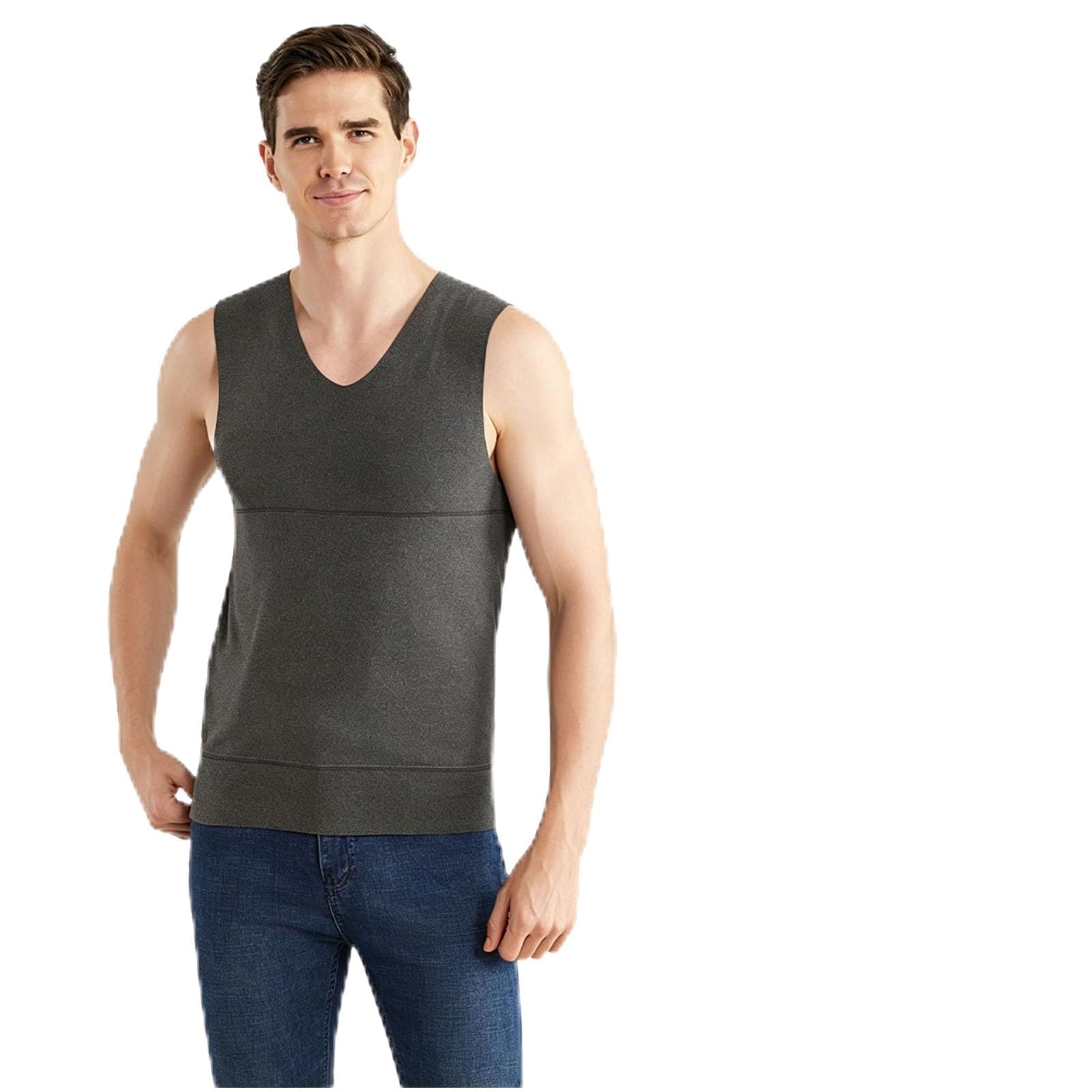 Gilet Riscaldato Unisex Canotte Termiche Canottiere Senza Maniche in Pile Maglia Strato Base Biancheria Intima Elettrica Riscaldata
