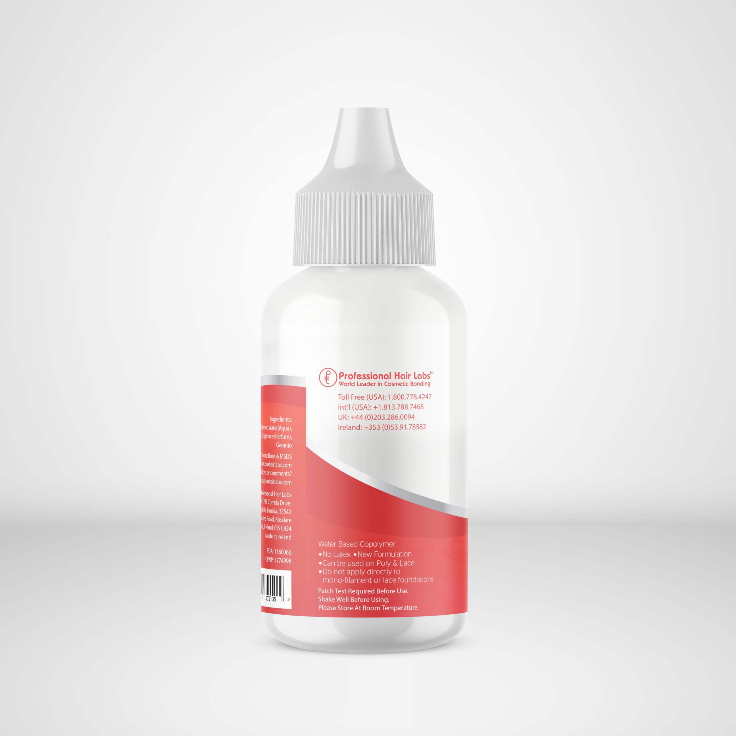 Professional Hair Labs Ghostbond XL Anguria - Bond completo per poliestere e pizzo | Colla per parrucche, adesivo per capelli formulato appositamente per umidità elevata - 1,3 oz