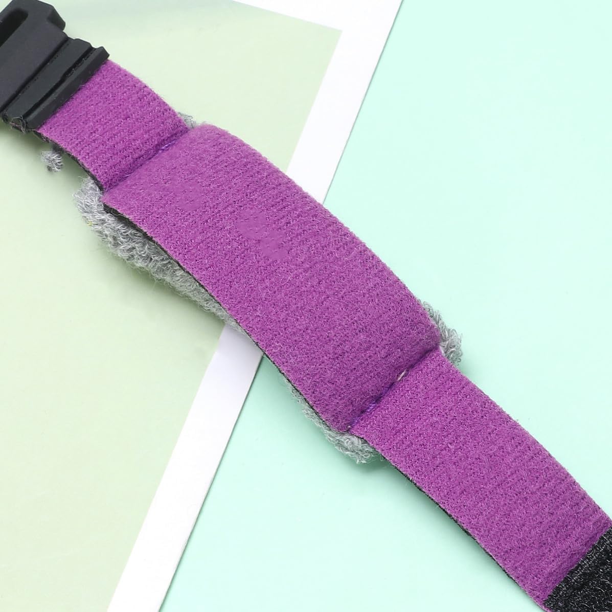 BESPORTBLE Electric Bass Stuffed Sound Belt Fabric Guitar String Stopper Easy to Use Purple Instrument Accessory for Outdoor Students and Music Lovers image 5