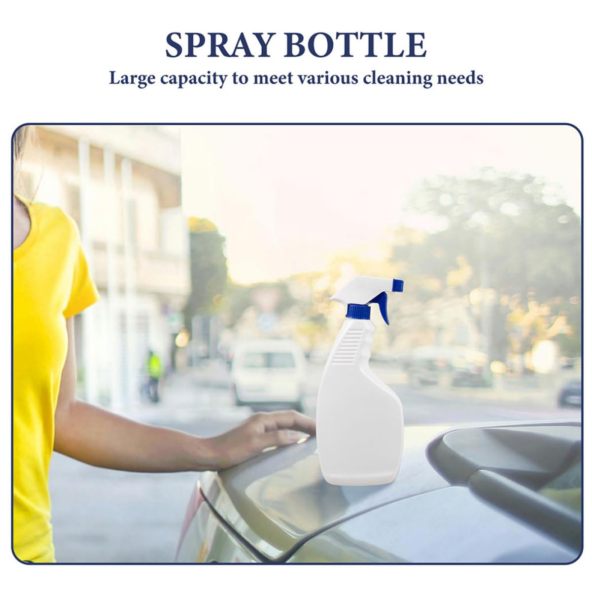 Hemobllo 8Piezas Botellas Pulverizadoras Recargables de Pack de Botellas de Spray para Limpieza y Plantas Fabricadas Pe para Doméstico y Comercial