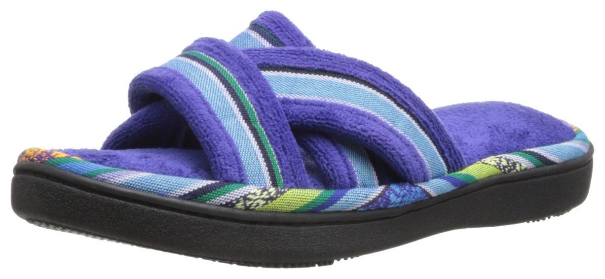 isotoner Women's Leah-Criss Cross Slide