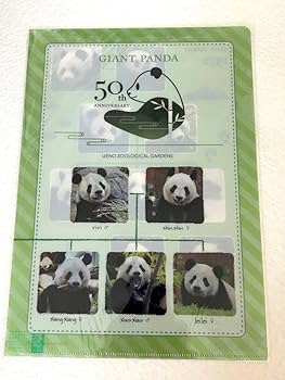 Amazon | ⓾ パンダ来園50周年 クリアファイル 上野動物園