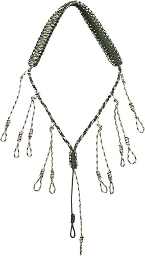 PSKOOK Cordón de paracaídas de pato para caza, ganso, llamadas, 12/16/20, bucles ajustables, equipo de depredador para exteriores, para faisán, aves