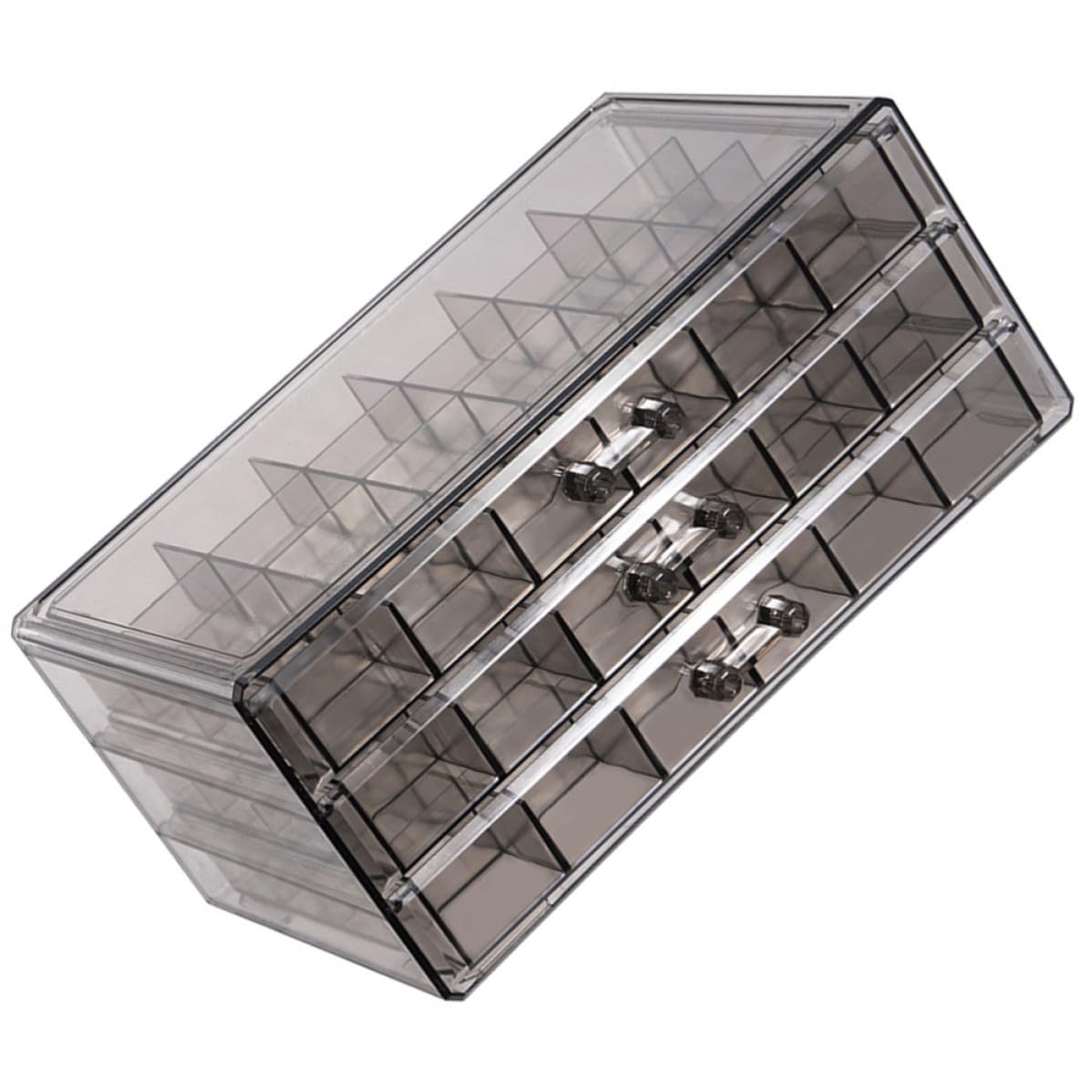 Organisateur boucles d'oreilles transparent SOLUSTRE pour optimiser le rangement des bijoux