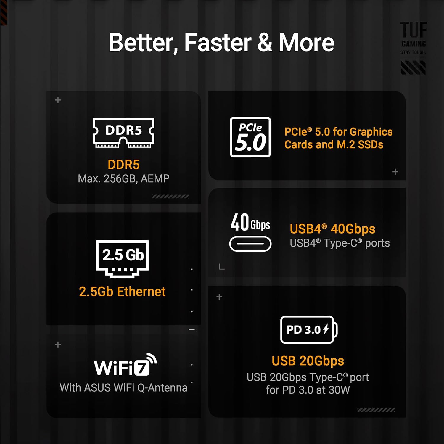 MICRO CENTER Processore CPU AMD Ryzen 9 9950X3D con scheda madre ASUS TUF Gaming X870E-PLUS WIFI7 ATX (DDR5, PCIe 5.0 x16, 4X slot M.2, WiFi 7, 2 x Type-C USB4)