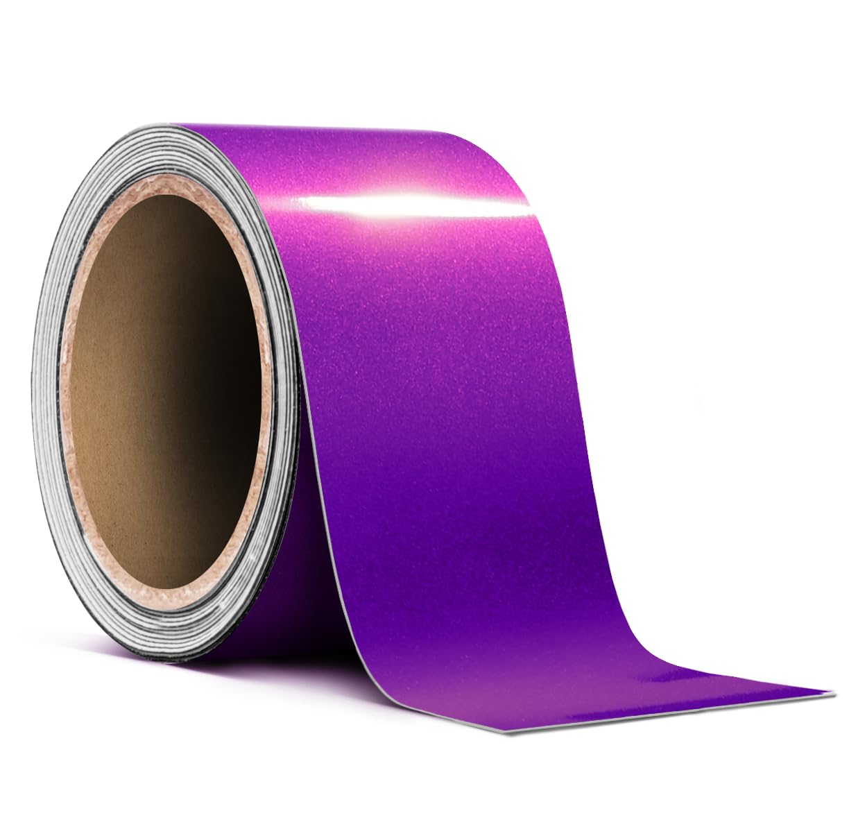 VViViD Ultra Gloss Metallic Purple Air-Release Adhesive Vinyl Pinstripe Tape Roll (2 Inch x 20ft)