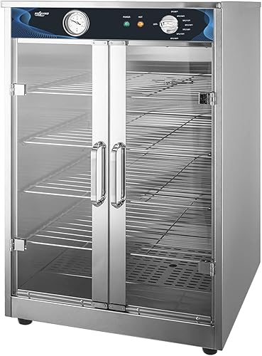 Calentador de alimentos eléctrico para catering, calentador de alimentos calientes de 5 estantes, gabinete de retención calentado para encimera, uso