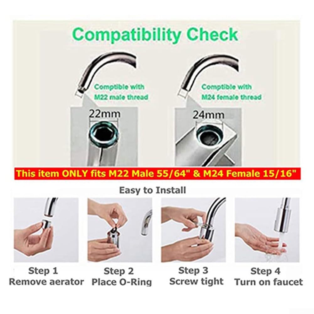 Adaptador inteligente de grifo sin contacto, sensor de inducción para ahorro automático de agua, protección antidesbordamiento, fácil instalación, ideal para uso en cocina y baño