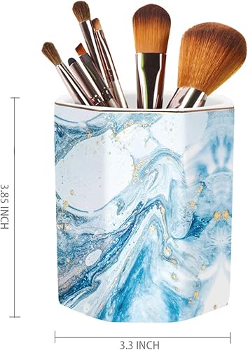 Vista 142 de WAVEYU - Portalápices bonito para escritorio, decoración de escritorio para niñas y mujeres Flor negra