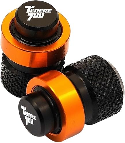 Motorcycle Accessories Wheel Tire Valve Stem Caps Cover Compatible with Tenere 700 Tenere700 XTZ 700 XTZ700 T7 T700 2019 2020 2021 (Color New