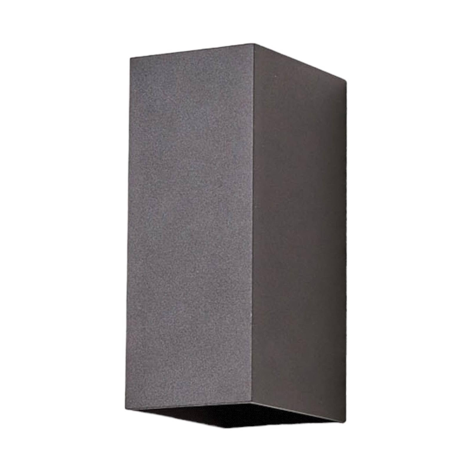 Lucande Applique LED da esterni (Moderno) colore Nero, in Alluminio lampadina inclusa applique lampada outdoor per facciata/parete terrazzo e