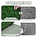 Hundetoilette Welpentoilette, 2 Stück Wiederverwendbar Hundetoilette Ersatzrasen Hundeklo für Zuhause Rasen Training Pee Pads Anwendbar Kleine Hunde(36,5 x 46 cm)