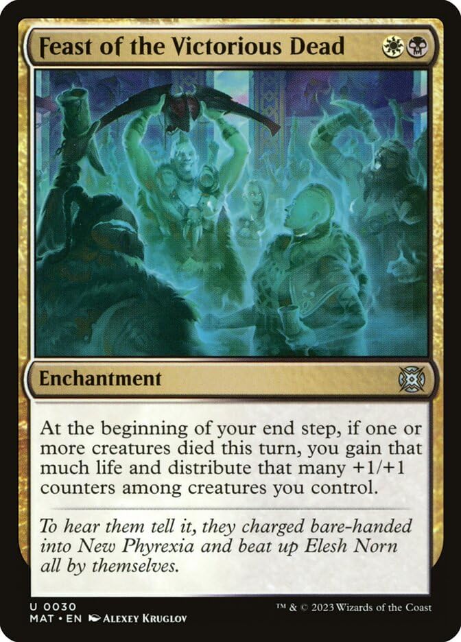 Generic MTG - Feast of The Victorious Dead (030) - March of The Machine: The Aftermath