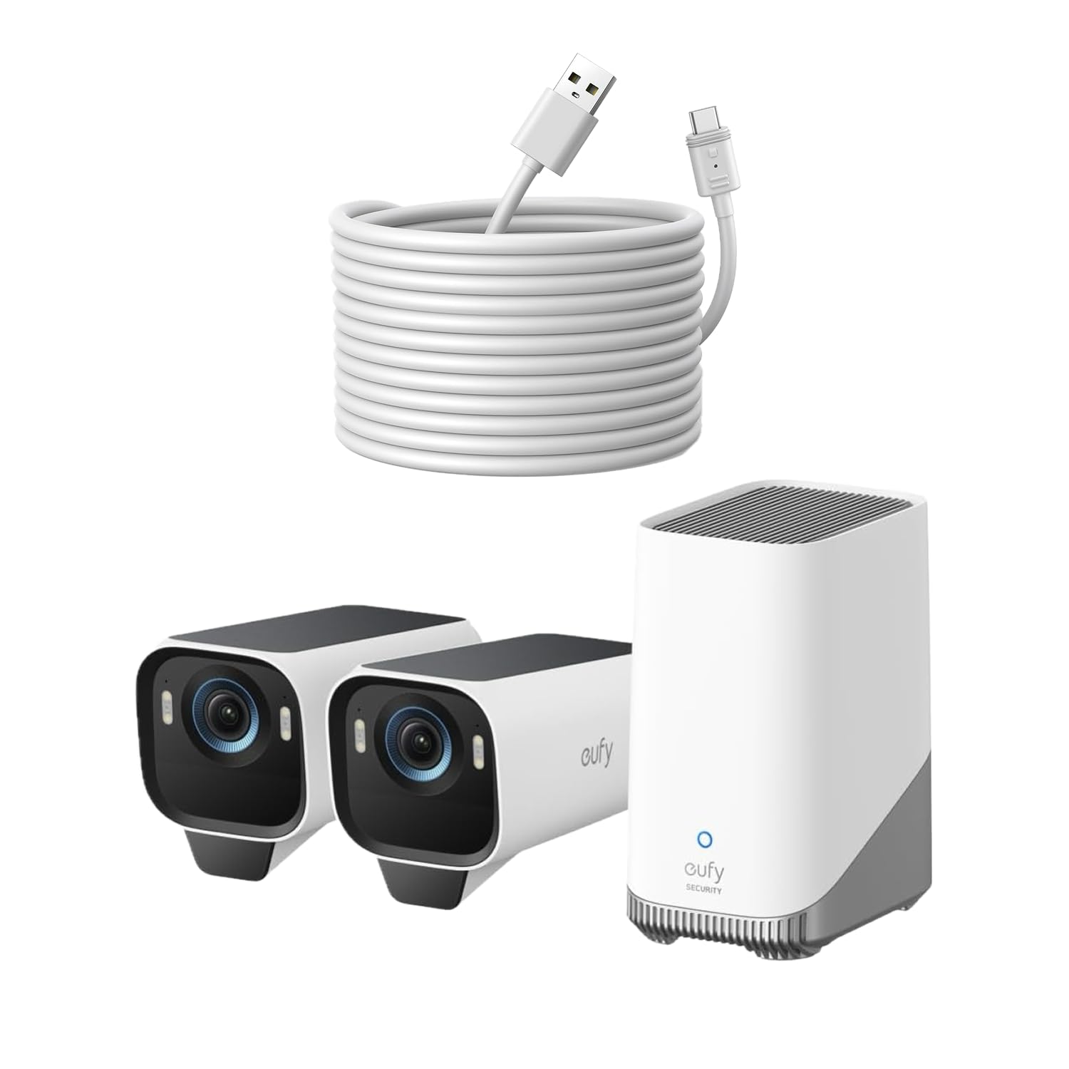 Amazon.com : eufy Security eufyCam S3 Pro 2-Cam Kit 15ft/4.5