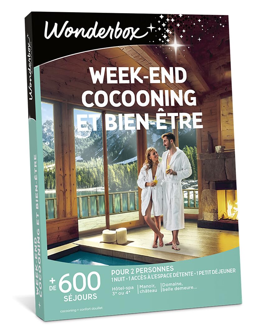 Wonderbox - Week-​End Cocooning Et Bien-​être - Coffret Cadeau - Idée Cadeau Séjours