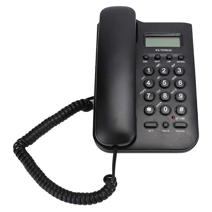 Buy Landline Phone, KXT076 Caller ID Display Corded Telephone Support