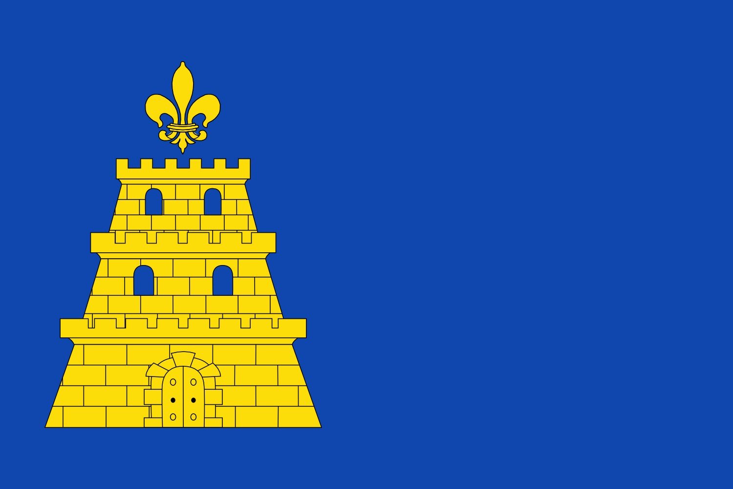 Drapeau large Tabuenca pour remplacer votre pavillon usé de mât