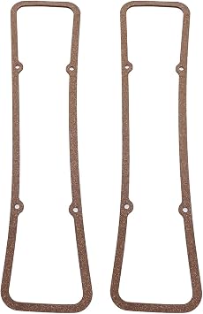 5/16" Extra Thick Cork Valve Cover Gaskets Compatible with Small Block Chevy SBC 283 305 327 350