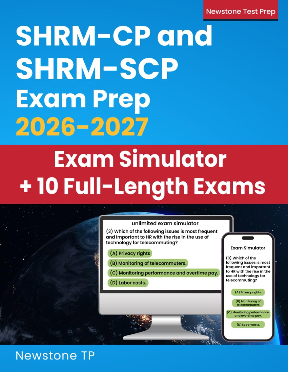 SHRM-CP and SHRM-SCP Exam Prep: Complete Study Guide + Questions and Detailed Answer Explanations for HR Certification (E-learning Access)