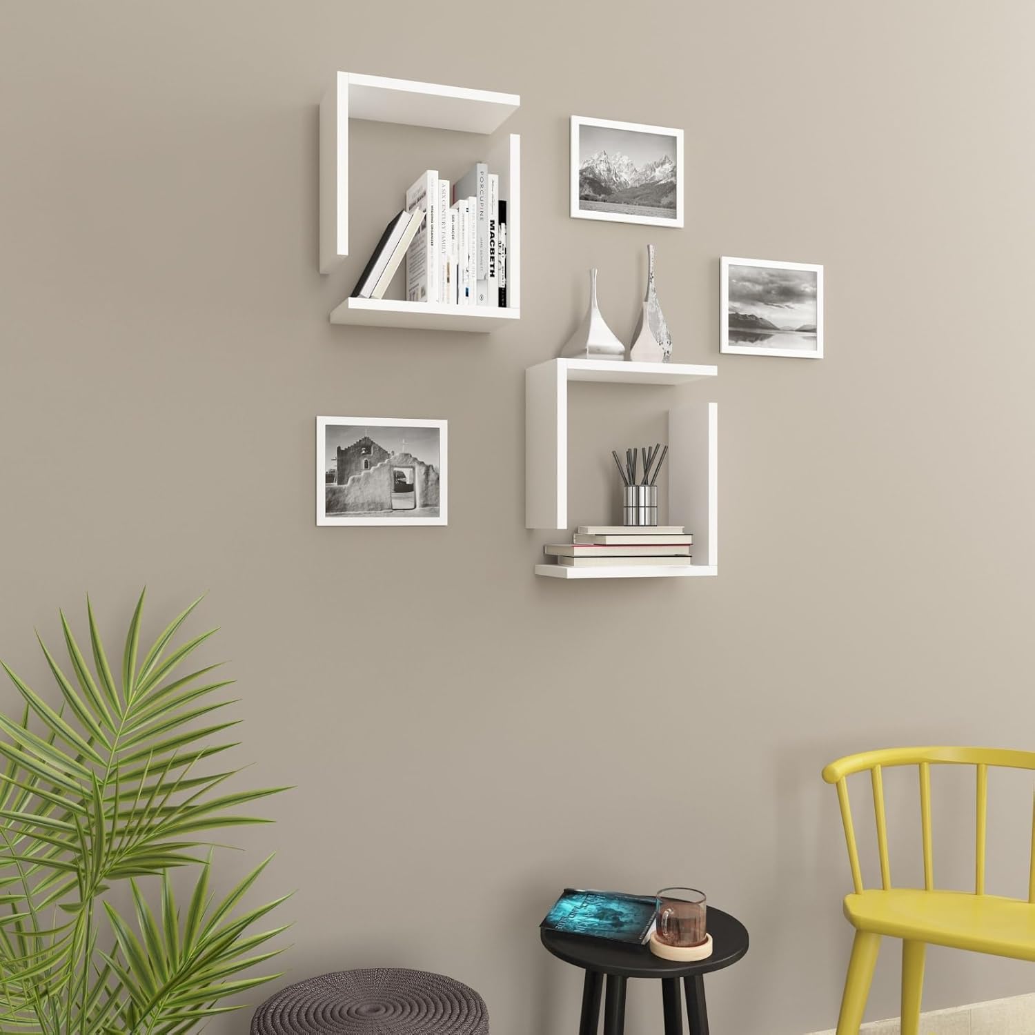 Ada Home Décor Wesson Wall Shelf 11.8'' x 12.5'' x 6.3'' Wenge
