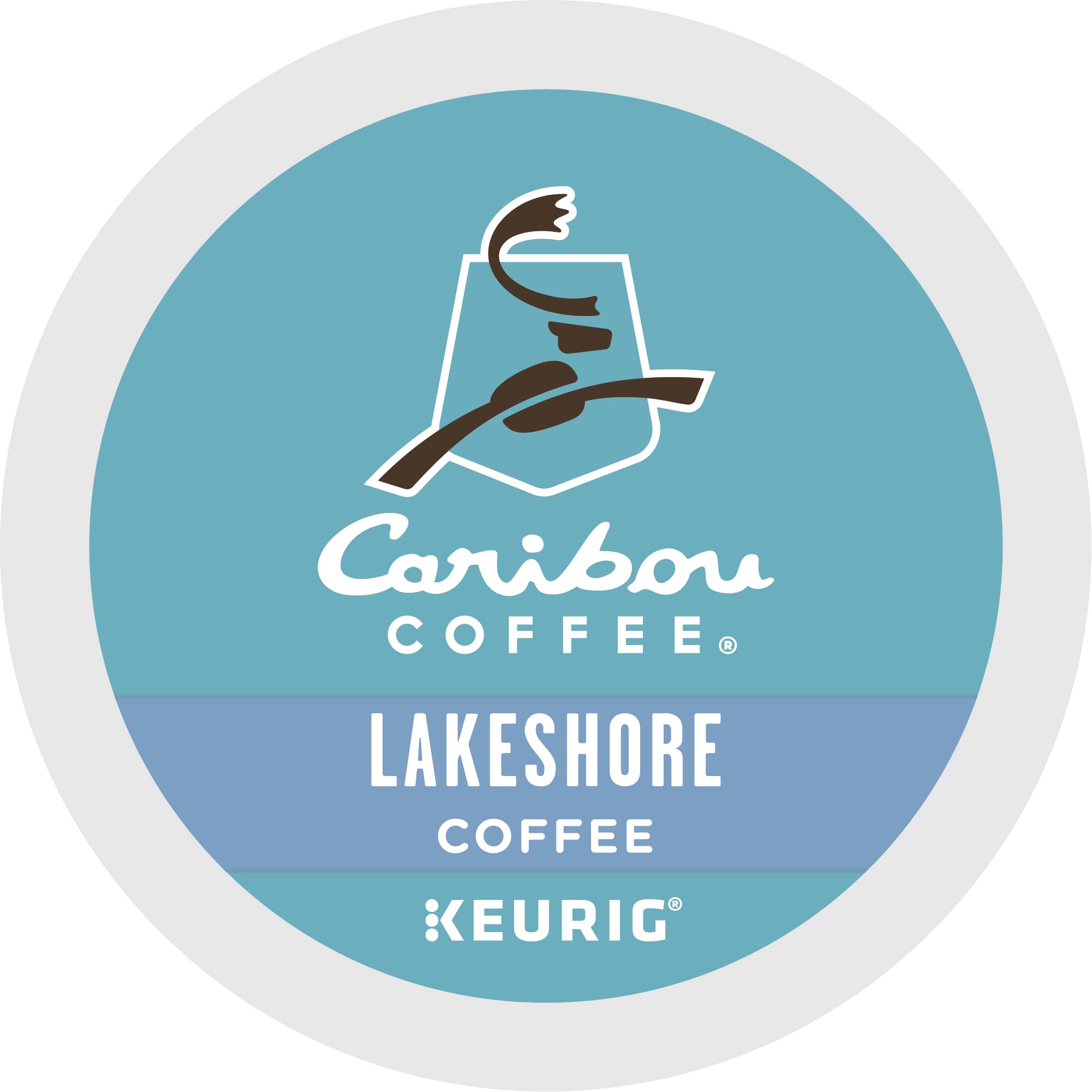 Caribou Coffee Lakeshore Blend, Single-Serve Keurig K-Cup Pods, Medium  Roast Coffee, 72 Count