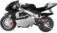 Vista 7 de XtremepowerUS Mini motocicleta prémium de bolsillo a gasolina de 40 cc, con motor de 4 tiempos para niños, con asiento acolchado aprobada por la EPA