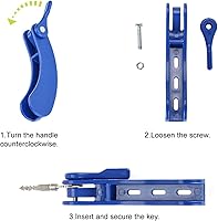 Vista 4 de Llave Turner con espacio para 2 llaves, dispositivo. Soporte para llave de apertura de puerta con agarre para artritis manos ancianos