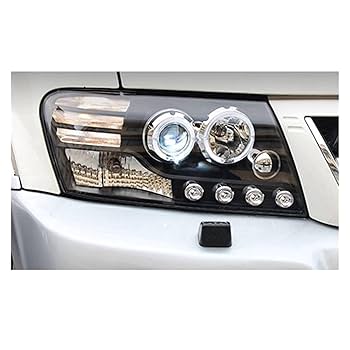 Amazon | カースタイリングヘッドランプ三菱パジェロ V73 ヘッド