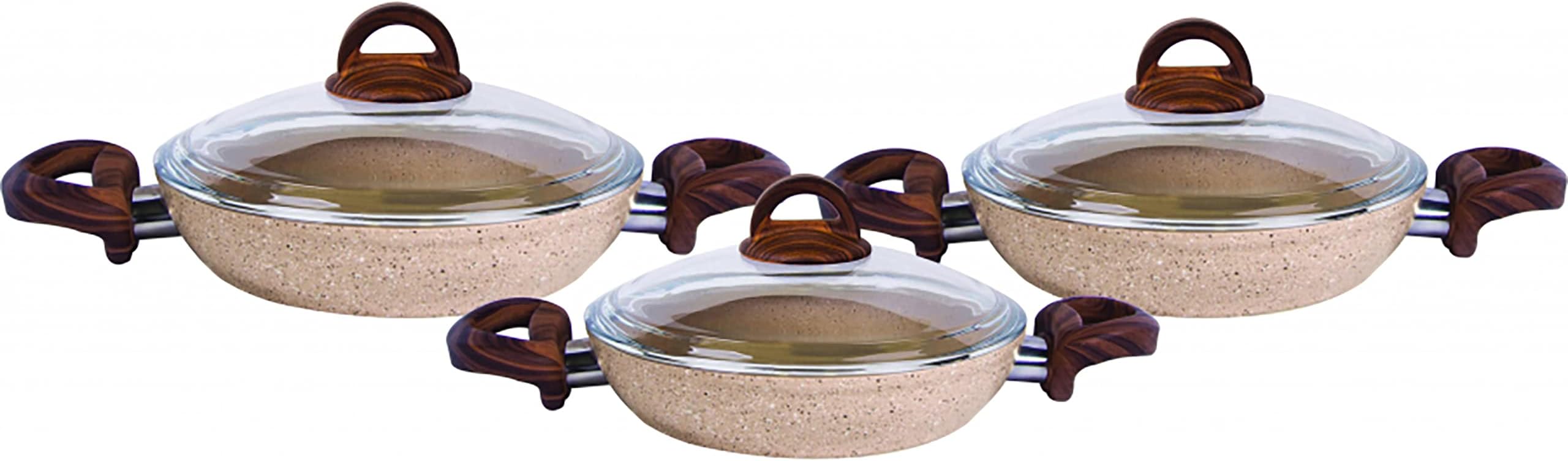 KARACA FOREST BIO GRANIT 6 PIECES SAHAN SET