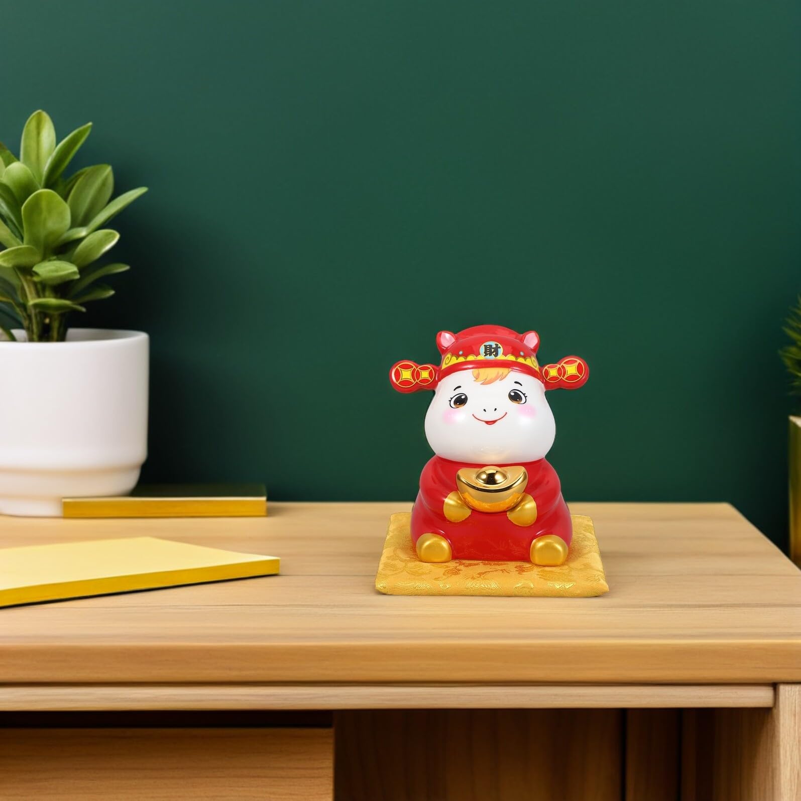 ERINGOGO Keramik Spardose Pferdeform Handgefertigt 13cm Dekorativer Münzbehälter mit Einwurfschlitz Sparschwein für Zuhause und Geschenk