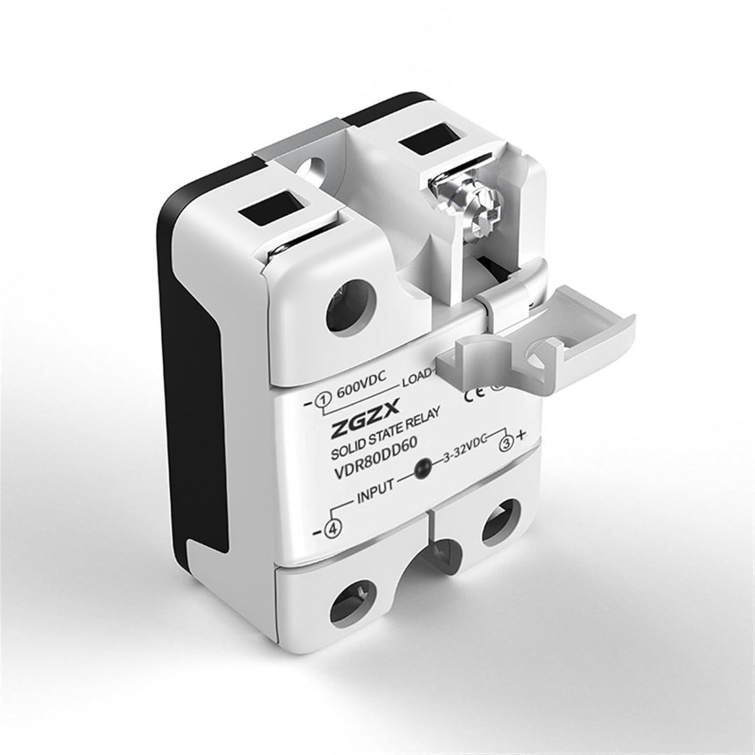 DC SSR Solid State Relay DC Controlled DC DD40A60A80A high Voltage DC Relay (Size : VDR25DD60-25A600V)