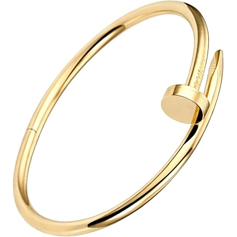 18K Gold Plated Pendant Necklace and Bracelet Set with Crystal Accents, Fashion Jewelry for Women