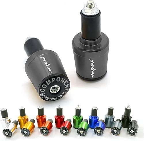 Miniatura 5 de Para Bajaj Pulsar 200 NS200 RS200 AS 200NS 200RS 200AS 78 "22MM motocicleta CNC manillar Grips barra de agarre Tapones de tapa de extremo