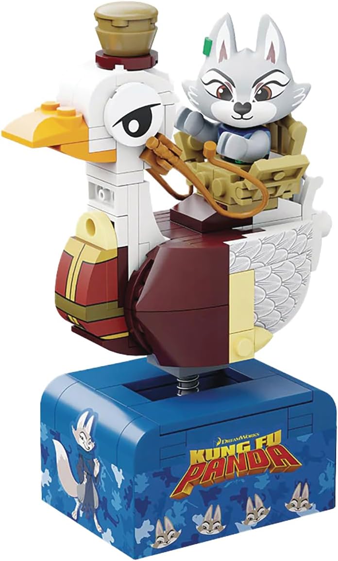 Kung Fu Panda: Zhen on SkateKart 136-Piece Buildable Figure
